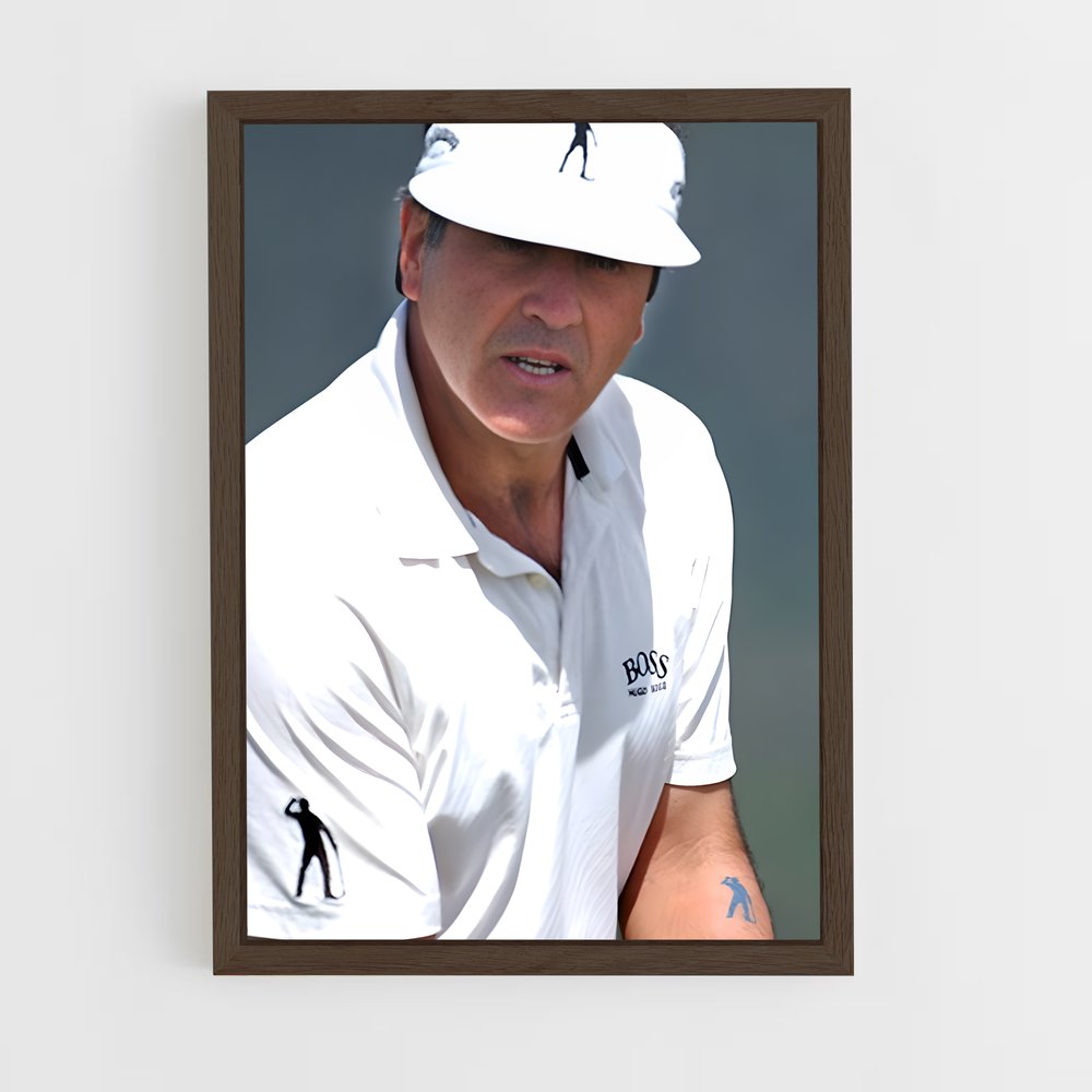 Poster Seve ballesteros raquette – affiche Golf (vue 5)